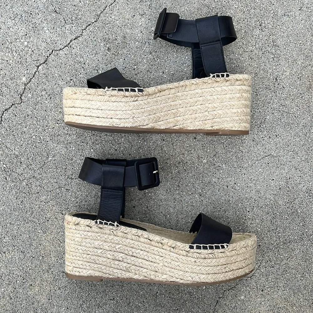 Vince Abby Leather Espadrille Sandal